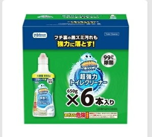 �y6�{���z�W�����\�� �X�N���r���O�o�u�� �����J�g�C���N���[�i�[ 650g×6�{ Scrubbing Bubbles Toilet Bowl Cleaner