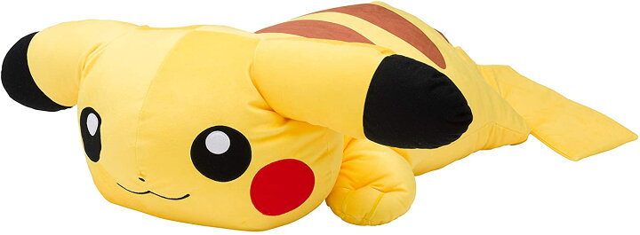 楽天市場 ポケモンセンターオリジナル もっちりクッション 大きいくったりピカチュウ World Free Store