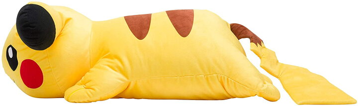 楽天市場 ポケモンセンターオリジナル もっちりクッション 大きいくったりピカチュウ World Free Store