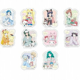 美少女戦士 セーラームーン サンリオ キャラクターズ コラボ アクリルクリップ 全10種 BOX 未開封