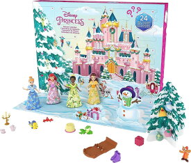 訳あり ディズニー プリンセス アドベントカレンダー フィギュア Disney Princess ティアナ シンデレラ アリエル ベル クリスマス おもちゃ 並行輸入品