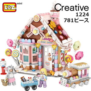 LOZ �u���b�N 1224 �L�����f�B�[�n�E�X �N���X�}�X 781�s�[�X ���K�i ���َq�̉� Candy house�~�j�u���b�N LEGO ���S �i�m�u���b�N �݊��s��