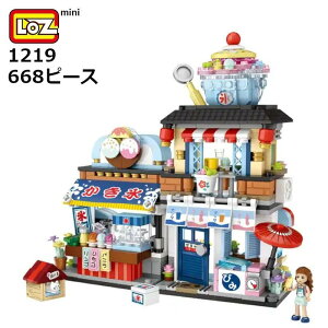 LOZ ubN 1219 X 668s[X Ki {H Japanese Folding Food Street mini ~jubN LEGO S imubN ݊s
