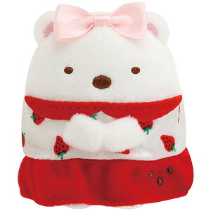 すみっコぐらし×サクマいちごみるくキャンディ てのりぬいぐるみ しろくま ぺんぎん? とんかつ ねこ とかげ えびふらいのしっぽ やま サンエックス San-X 代引不可商品