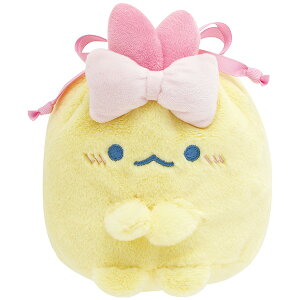 すみっコぐらし ぬいぐるみ巾着 夢みるしっぽず えびてんのしっぽ CA70401 巾着 収納袋 サンエックス San-X 代引不可商品