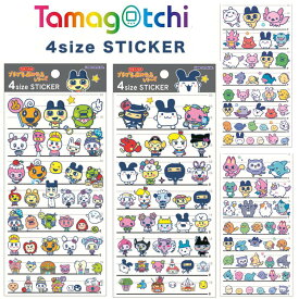 たまごっち 4サイズステッカー プチプチおみせっち シール ステッカー かわいい 手帳 デコ スマホ ノート キャラクター グッズ カミオ ★キャラクターシール★ 代引不可商品