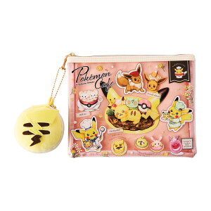�|�P�����Z���^�[�I���W�i�� Pokemon Cafe & Pikachu Sweets �N���A�|�[�`&�}�J�����|�[�`�Z�b�g �|�P���� �J�t�F �|�[�` ����s���i