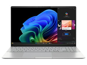 ASUS Vivobook S 15 S5507QA-PU165WSSLE4 �m�[�g�p�\�R�� 15.6�^ 3K OLED Snapdragon X Plus ������16GB SSD512GB Windows 11 Office Home & Business 2024 Copilot+ PC �N�[���V���o�[