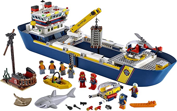 楽天市場】LEGO 60266 レゴ シティ 海の探検隊 海底探査船 : WFS 