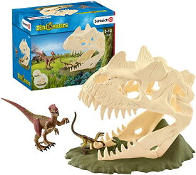シュライヒ 恐竜 巨大恐竜の骸骨トラップ フィギュア 42348