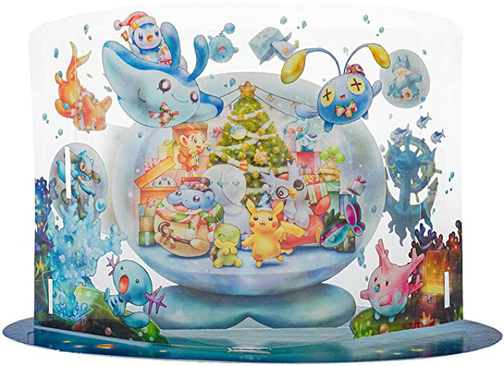 楽天市場 ポケモンセンターオリジナル グリーティングカード Pokemon Christmas In The Sea クリスマス 代引不可商品 World Free Store
