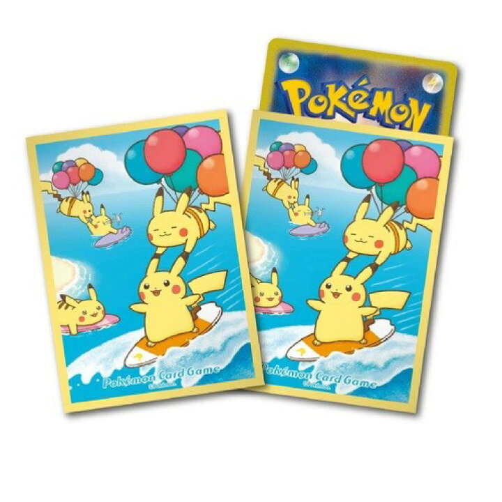 楽天市場 ポケモンセンターオリジナル ポケモンカードゲーム デッキシールド スリーブ なみのりピカチュウ そらをとぶピカチュウ 代引不可商品 Wfs World Free Store