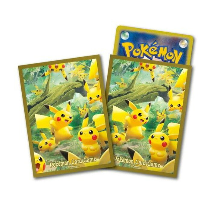 楽天市場】ポケモンカードゲーム デッキシールド スリーブ ピカチュウ 