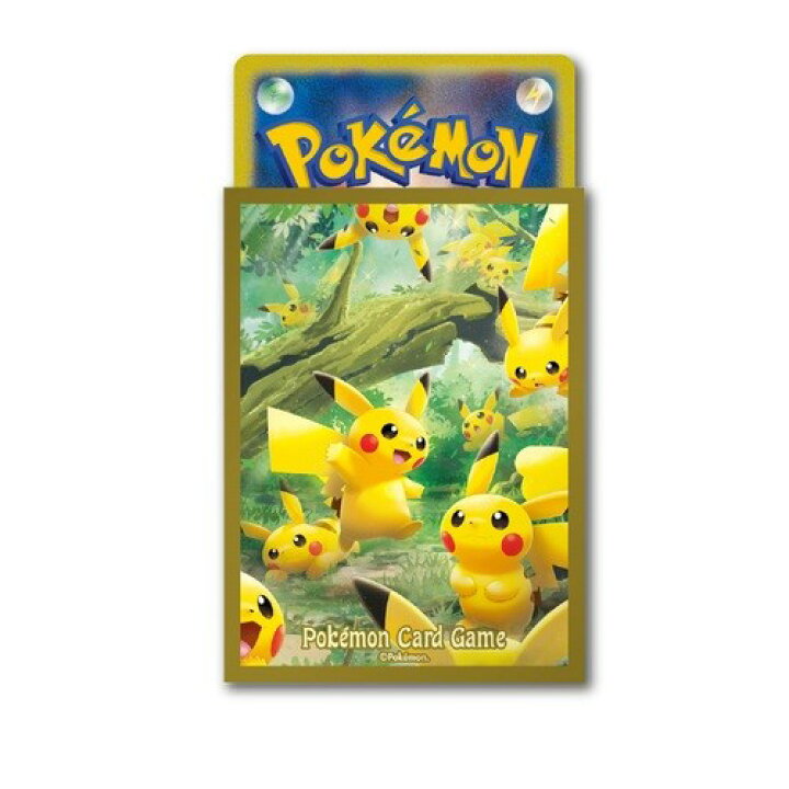 楽天市場 ポケモンカードゲーム デッキシールド スリーブ ピカチュウの森 Ver 2 代引不可商品 Wfs World Free Store