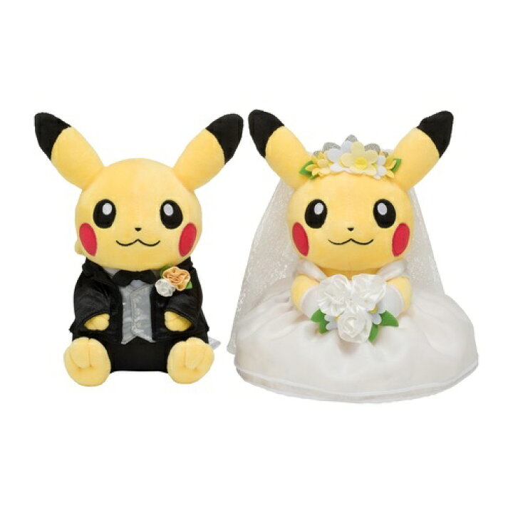 楽天市場 ポケモンセンターオリジナル ぬいぐるみ ピカチュウ Pokemon Garden Wedding 結婚式 洋婚 ペアセット Wfs World Free Store