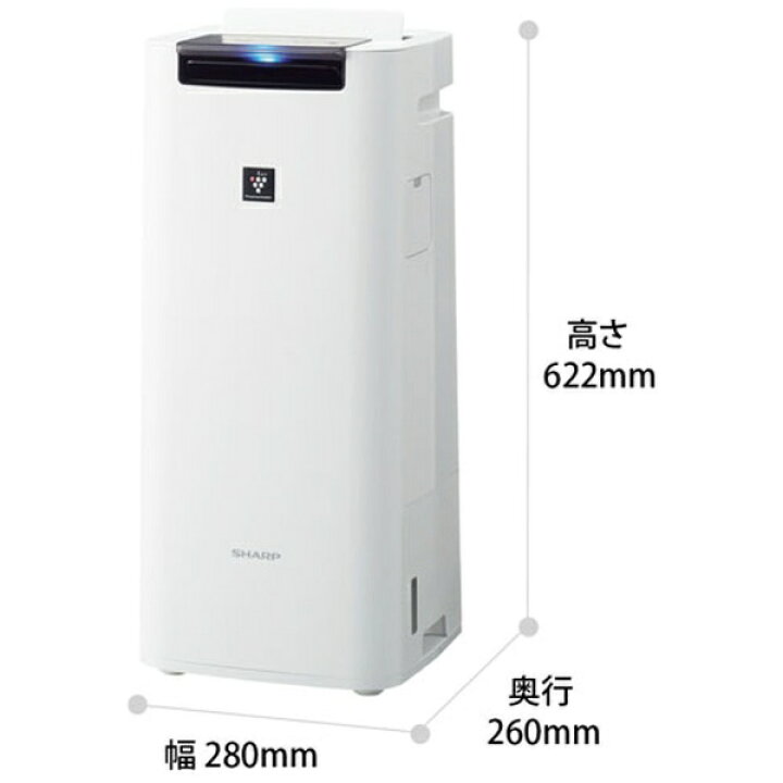 楽天市場】シャープ SHARP 加湿空気清浄機 ホワイト系 KI-RS40-W 適用 