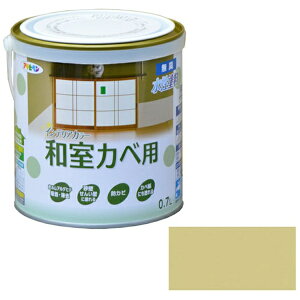 アサヒペン Asahipen NEW水性インテリアカラー和室カベ 0.7L 浅黄色
