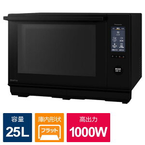 Panasonic �p�i�\�j�b�N �X�`�[���I�[�u�������W Bistro �r�X�g�� �u���b�N NE-BS6C-K 25L
