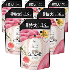 レノア オードリュクス 柔軟剤 マインドフルネスシリーズ サンデー 詰め替え 1,360mL×6袋 ケース品