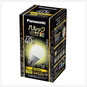 Panasonic �p�i�\�j�b�N LED�d�� �p���b�N�v���~�AX �����F LDA5WWDGSZ4F E26 ��ʓd���` 40W���� �����F 1�� �S�����^�C�v