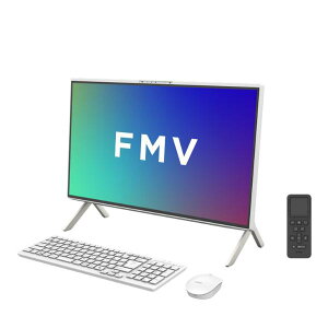 FUJITSU�x�m�� �f�X�N�g�b�v�p�\�R�� FMV Desktop F�V���[�Y FMV F55-K1 �z���C�g FMVF55K1WA 23.8�^ �������F16GB SSD�F512GB 2025�N1�����f��