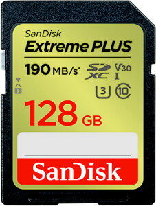 SanDisk �T���f�B�X�N SanDisk Extreme PLUS SDXC UHS-I�J�[�h 128GB SDSDXWA-128G-JNJIP Class10 128GB ����s���i