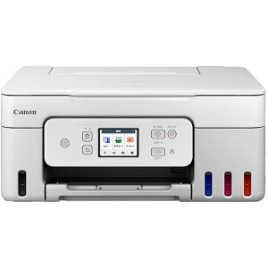 CANON �L���m�� G3390WH �J���[�C���N�W�F�b�g�����@ G3390 GIGA TANK �M�K�^���N �z���C�g �J�[�h�^���h�`A4