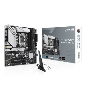 ASUS PRIME B760M-A WIFI D4 intel ��14�E13�E12���� CPU�Ή� LGA1700 B760 ���� DDR4 mATX �}�U�[�{�[�h �������K�㗝�X�i