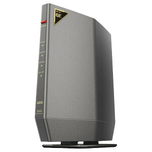 BUFFALO �o�b�t�@���[ Wi-Fi���[�^�[ 2401+2401+573Mbps AirStation �`�^�j�E���O���[ WSR-5400XE6 Wi-Fi 6E(ax) IPv6�Ή�