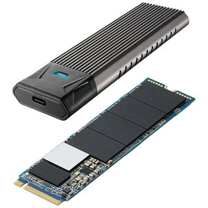 ELECOM �G���R�� ESD-IM21024G ����SSD PCI-Express�ڑ��{�ϊ��P�[�X��USB-C/USB-A�P�[�u�� 1TB M.2 PC�p�[�c