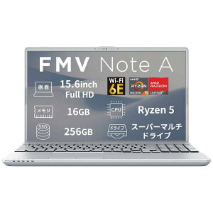 �x�m�� FUJITSU �m�[�g�p�\�R�� FMV Note A A500-L1 �t�@�C���V���o�[ FMVA500L1S AMD Ryzen 5 �������F16GB SSD�F256GB 2026�N4�����f��