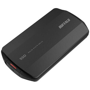 BUFFALO �o�b�t�@���[ SSD-PHP500U3-BA �O�t��SSD USB-C�{USB-A�ڑ� PS5�Ή� Chrome/Mac/Windows11�Ή� �u���b�N 500GB �|�[�^�u���^