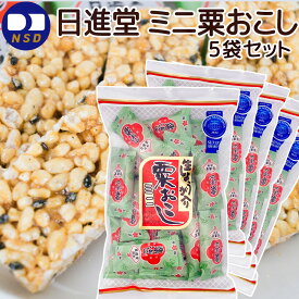 ミニ粟おこし 100g おこし 5袋セット 送料無料 日進堂製菓 和菓子 お菓子 お茶請け お茶会