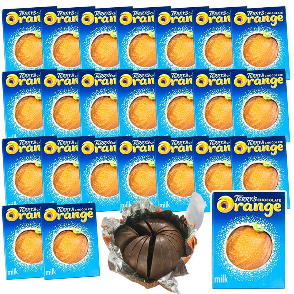 オレンジフレーバーのユニークなチョコレート 市販 TERRY'S テリーズ オレンジ チョコレート ミルク クール便 １５７ｇ×２４個セット お歳暮 送料無料