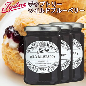 チップトリー ワイルドブルーベリー 340g 3本セット 送料無料 ジャム イギリス伝統の味