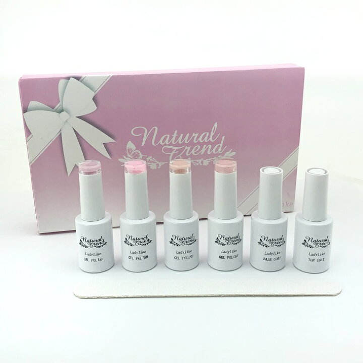 楽天市場 メール便送料無料 ジェルネイル ポリッシュ ベース トップ カラージェルセット Natural Trend 楽天市場 メール便送料無料 ジェルネイル ポリッシュ ベース トップ カラージェルセット Natural Trend