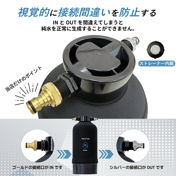 楽天市場】【楽天ランキング1位】ACTIAL 純水器 イオン交換樹脂 洗車 