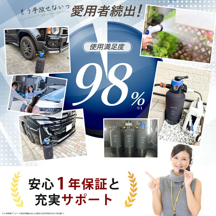楽天市場】ACTIAL 純水器 切替式 イオン交換樹脂 洗車 10.8L TDS 