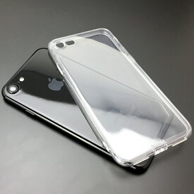 iPhone7 / iphone7Plus 防塵キャップ付 透明 クリア ケース 高品質TPU シリコン ケース ソフトカバー 落下防止 防指紋 散熱加工 4.7インチ専用