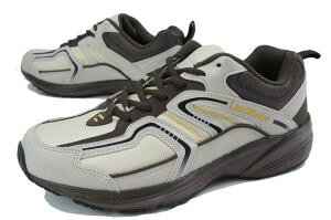 \最大6%クーポン有 10/29迄/最強翌日配送 ランドマスター Land Master メンズ スニーカー JM-882 軽作業靴 運動靴 軽量 サンド 白/イエローグリーン