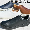 ＼ポイント8倍 12/15限定／リーガル メンズ スニーカー レースアップレザースニーカー ローカット カジュアルシューズ レザーシューズ 本革 靴 57BL ブラック 黒 ブラウン ネイビー ホワイト 白 送料無料 最強翌日配送 evid