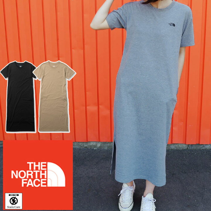 楽天市場 あす楽 ザ ノースフェイス The North Face ワンピース レディース ショートスリーブワンピースクルー Ntw Tシャツワンピース 半袖 ひざ下 クルーネック 丸首 速乾 静電気 カットソー ショートスリーブ カジュアル アウトドア キャンプ 送料無料