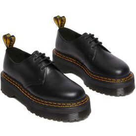 【返品交換送料無料】ドクターマーチン Dr.Martens メンズ レディース カジュアルシューズ 1461 クアッド DS 3ホールシューズ 厚底 チャンキーソール ローカット カジュアルシューズ オックスフォードシューズ 30643001 ブラック 黒 本革 レザー 靴 あす楽 evid