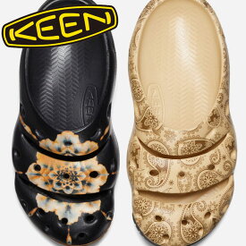 キーン KEEN メンズ クロッグサンダル ヨギ アーツ サボサンダル アウトドア カジュアルシューズ アクアサンダル 1027132 DDYE15 1027133 カフェラテペイズリー 靴 テレワーク 在宅勤務 送料無料 あす楽 evid