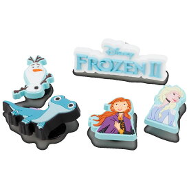 クロックス crocs ジビッツ Jibbitz ディズニー アナと雪の女王2 5Pack 5個セット アナ雪2 アクセサリー シューチャーム ラバークロッグ用アクセサリー 10010013 エルサ アナ オラフ 小物 送料無料 evid |2