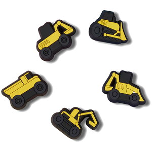 \ポイント8倍 11/1迄/クロックス crocs ジビッツ Jibbitz ミニ 3D コンストラクション 5Pack 5個セット アクセサリー シューチャーム ラバークロッグ用アクセサリー 10011587 重機 ブルドーザー ショ