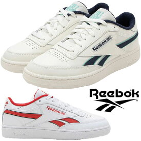 ＼最大5％クーポン有 4/27 9時59分迄／リーボック Reebok メンズ スニーカー クラブ C リベンジ カジュアルシューズ ランニングシューズ 紐靴 運動靴 100033712 チョーク 100033713 フットウェアホワイト 送料無料 あす楽 evid