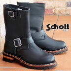 ショット Schott メンズ エンジニアブーツ 大きいサイズ カジュアル レザーシューズ 本革 靴 S23001 黒 ブラック 送料無料 あす楽 evid