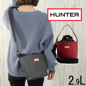 ＼5％クーポン有 6/8～／ハンター|HUNTER 2WAYバッグ レディース UBX3604CPE オリジナル ラバライズ バケット ショルダー 手持ち 巾着 2way コンパクト 鞄 バッグ 肩掛け 斜め掛け ラバー 赤 カーキ 英国ブランド メンズ あす楽 送料無料 evid