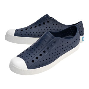 \最大6%クーポン有 10/28〜/ネイティブ スリッポン メンズ ジェファーソン ローカット ラバーシューズ アクアシューズ アウトドア カジュアルシューズ 111000100 シェルホワイト 白 ジフィー